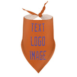 Custom Orange Light Purple Pet Scarf