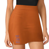 Custom Orange Light Purple A-Line Skort
