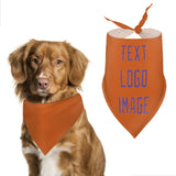 Custom Orange Light Purple Pet Scarf