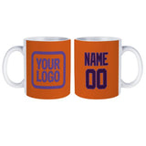 Custom Orange Purple Mug