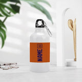 Custom Orange Purple Sports Bottle