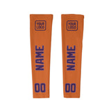 Custom Orange Purple Arm Sleeve