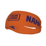 Custom Orange Purple Sports headband