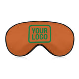 Custom Orange Emerald Green Sleep Mask
