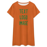 Custom Orange Emerald Green Nachthemd