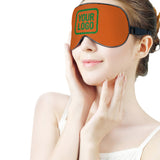 Custom Orange Emerald Green Sleep Mask