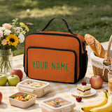 Custom Orange Emerald Green Lunch Bag