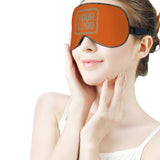 Custom Orange Light Khaki Sleep Mask