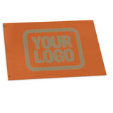 Custom Orange Light Khaki Flag