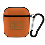 Custom Orange Khaki AirPods Case