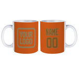 Custom Orange Khaki Mug