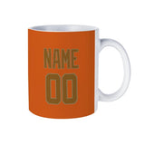Custom Orange Khaki Mug