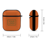 Custom Orange Khaki AirPods Case