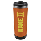 Custom Orange Light Yellow Stainless Steel Water Cup