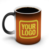 Custom Orange Light Yellow Magic Mug