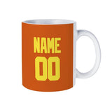 Custom Orange Light Yellow Mug