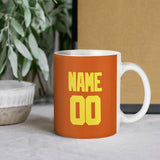 Custom Orange Light Yellow Mug