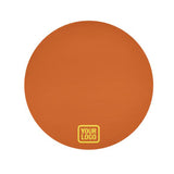 Custom Orange Light Yellow Round Table Cloth