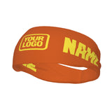 Custom Orange Light Yellow Sports headband
