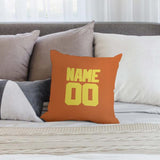Custom Orange Light Yellow Pillowcase