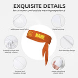 Custom Orange Light Yellow Headband