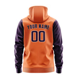 Custom Orange Purple Hoodie 2828070728B31807