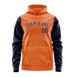 Custom Orange Navy Hoodie 2828111128B31811