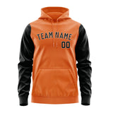 Custom Orange Black Hoodie 2828171728B31817