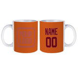 Custom Orange Crimson Red Mug