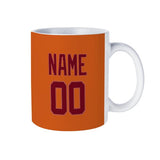 Custom Orange Crimson Red Mug