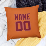 Custom Orange Crimson Red Pillowcase