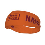 Custom Orange Crimson Red Sports headband