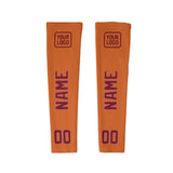 Custom Orange Crimson Red Arm Sleeve