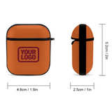 Custom Orange Crimson Red AirPods Case