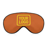 Custom Orange Gold Sleep Mask