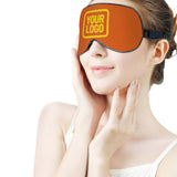 Custom Orange Gold Sleep Mask