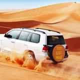 Custom Orange Gold Truck Tires