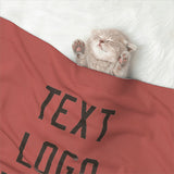 Custom Copper Rose Brown Pet Blanket