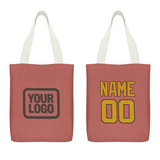 Custom Copper Rose Yellow Canvas Tote Bag