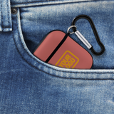 Custom Copper Rose Yellow AirPods Case