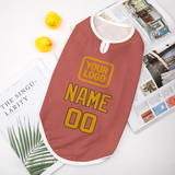 Custom Copper Rose Yellow Pet Vest