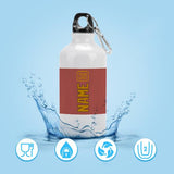 Custom Copper Rose Yellow Sports Bottle