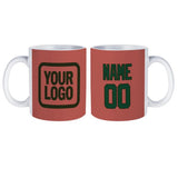 Custom Copper Rose Green Mug