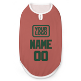 Custom Copper Rose Green Pet Vest