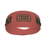Custom Copper Rose Green Sports headband