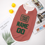 Custom Copper Rose Green Pet Vest