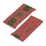 Custom Copper Rose Emerald Green Sports headband