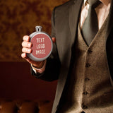Custom Copper Rose Cream Hip Flask