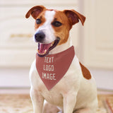 Custom Copper Rose Cream Pet Scarf