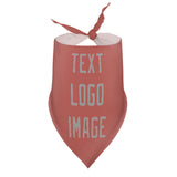 Custom Copper Rose Gray Pet Scarf